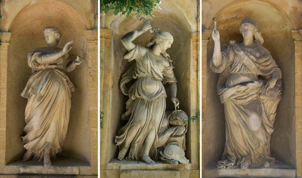 The three faces of Europe, Joseph Sec Mausoleum from 1792, Aix-en-Provence