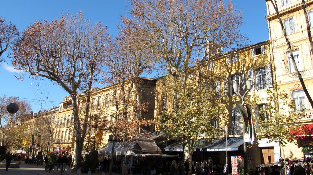 Cours Mirabeau in Winter, Aix en Provence