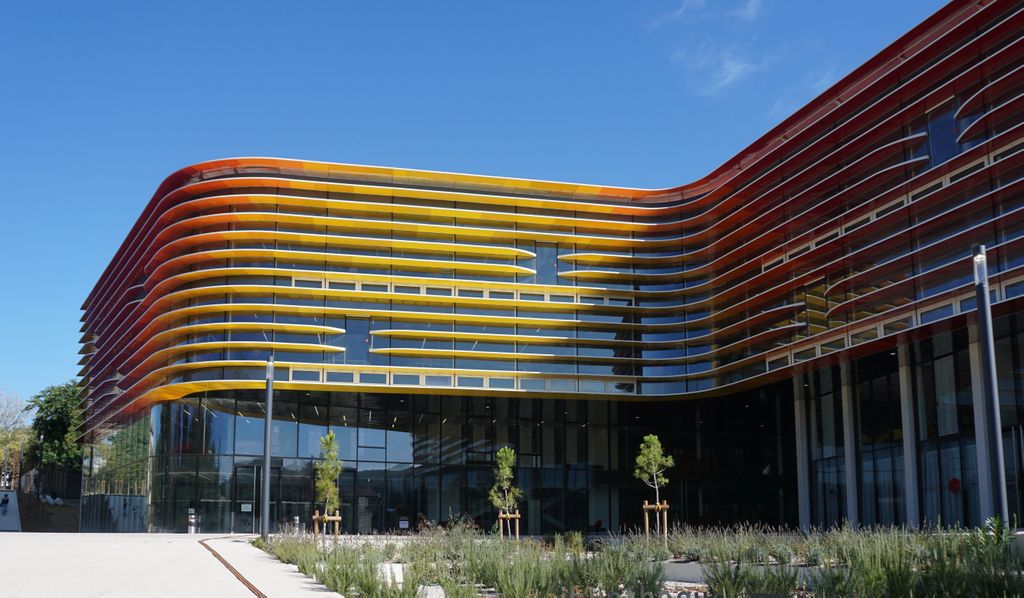 The new building of the University Library for the Humanities, Aix-en-Provence