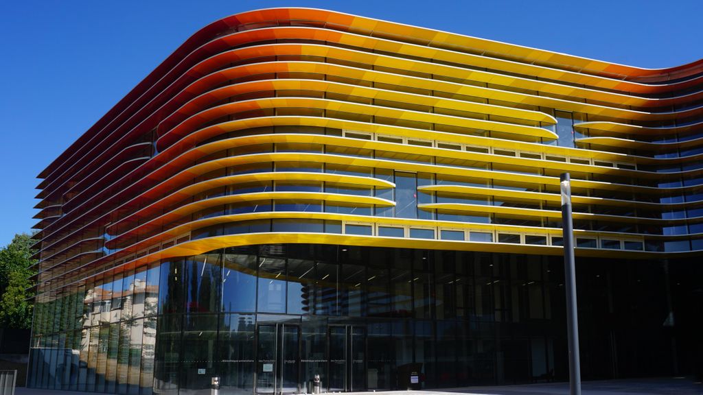The new building of the University Library for the Humanities, Aix-en-Provence