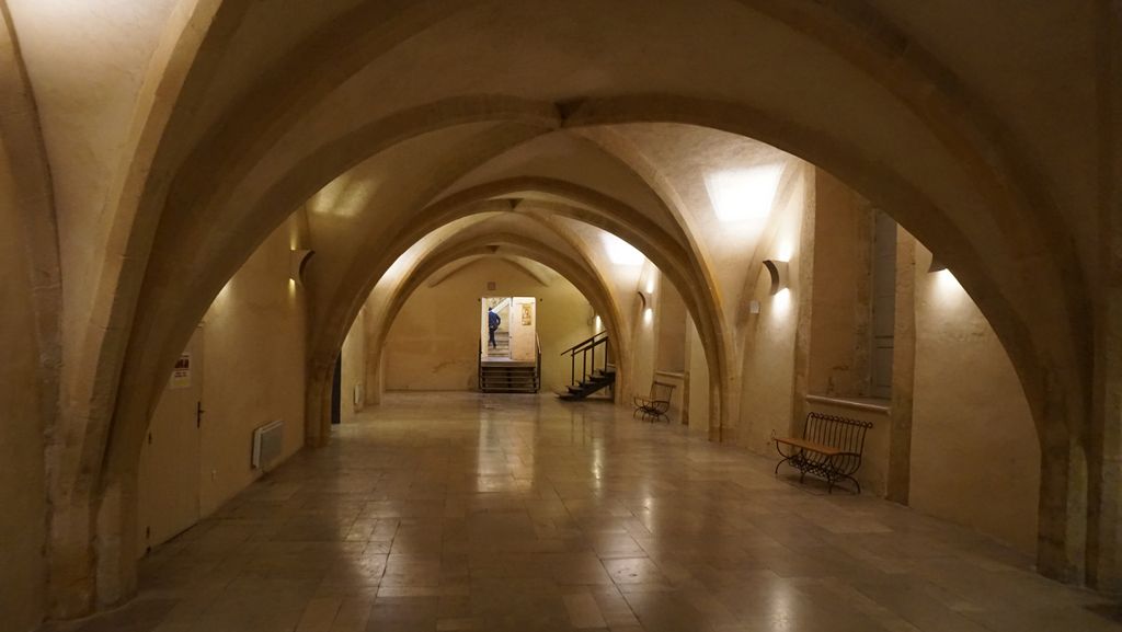 Lower corridor in the Archbishop's Palace, Aix-en-Provence