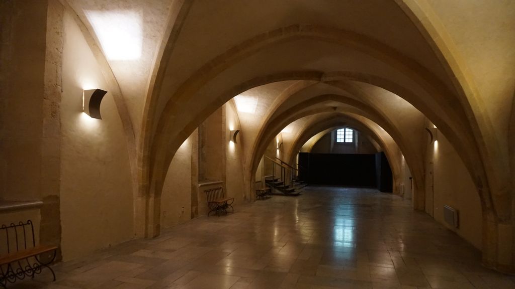 Lower corridor in the Archbishop's Palace, Aix-en-Provence