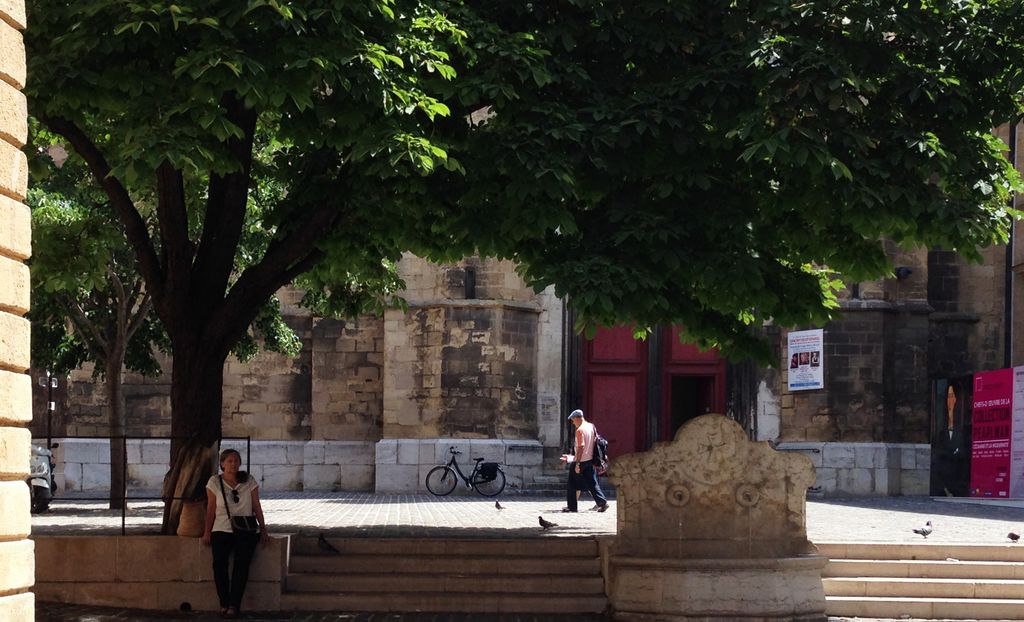 By the 'St jean de Malte' church, Aix-en-Provence