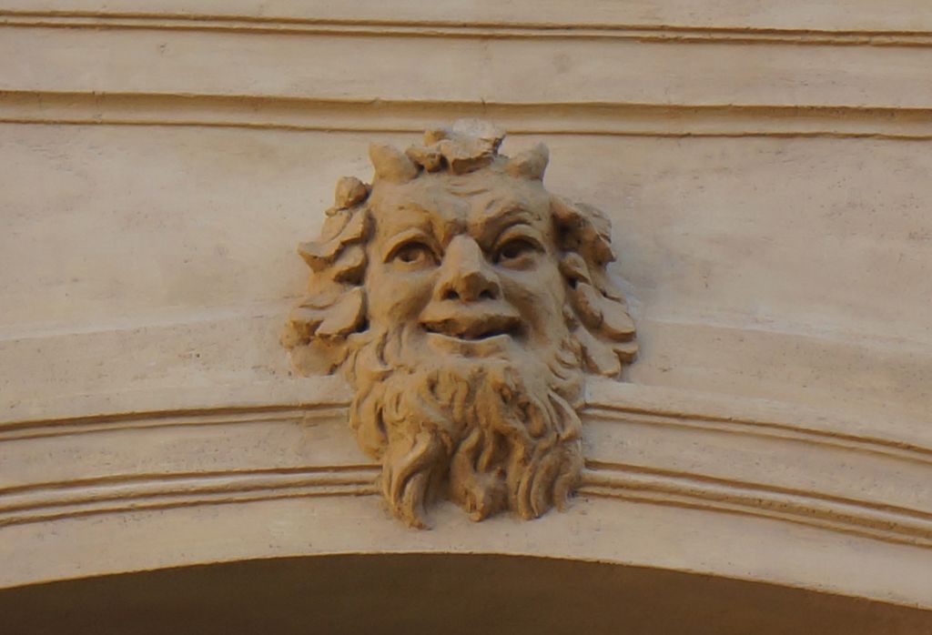 Details on one of the building on Place d'Albertas, Aix-en-Provence