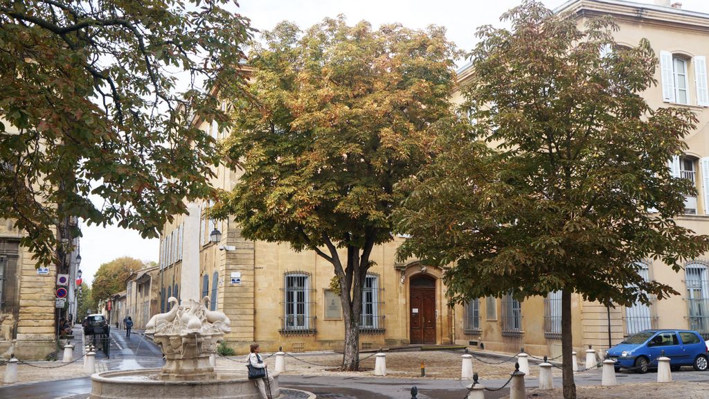 Autumn colours appearing in Aix...