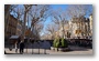 Cours Mirabeau in Aix-en-Provence undert the December sun