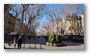 Cours Mirabeau in Aix-en-Provence undert the December sun