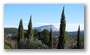 View of the area around Aix-en-Provence, in January lights...