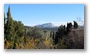 View of the area around Aix-en-Provence, in January lights...