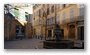 Old city of Aix-en-Provence, on a beautiful winter day