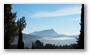 Misty St. Victoire on an otherwise bright winter day