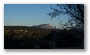 The Sainte Victoire with late afternoon lights in January