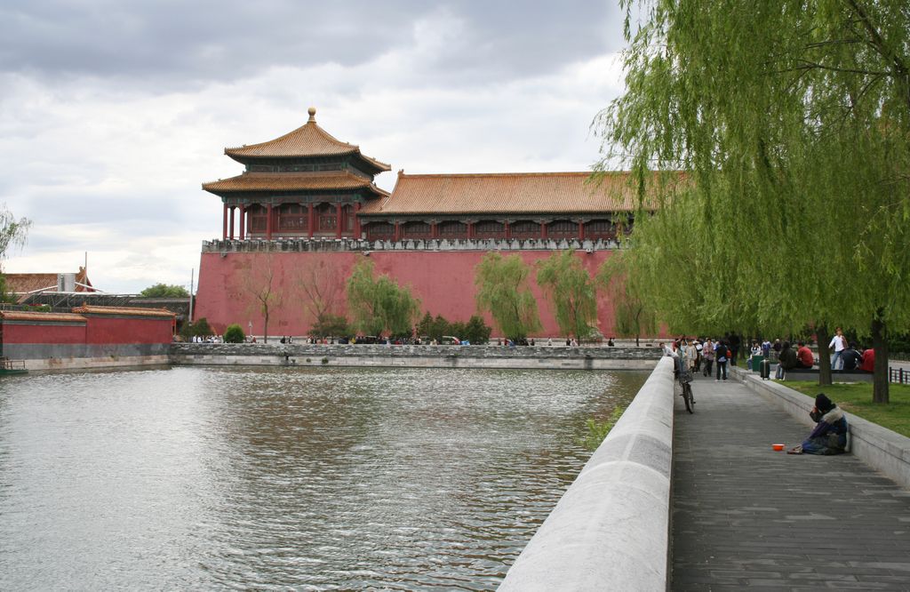 Right outside the Eastern Walls of the Forbidden City