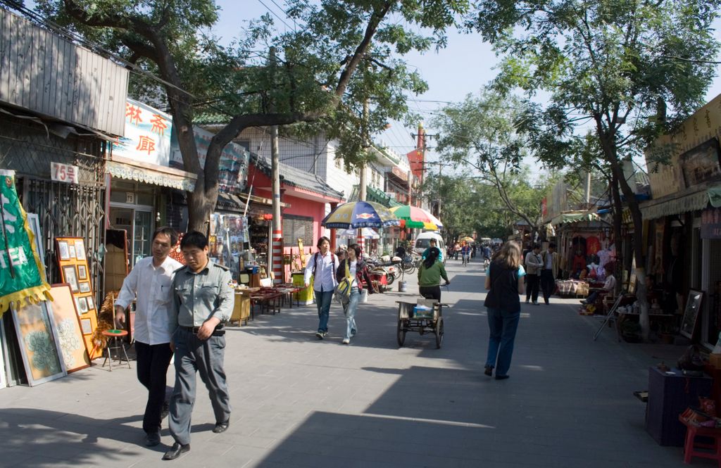 Beijing, Liulichang Xijie (a street with antique shops and galleries)