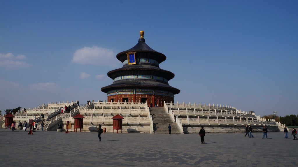 Temple of Heaven, Beijing; one of the symbols of the city and of the country; had a major ceremonial role in Imperial times