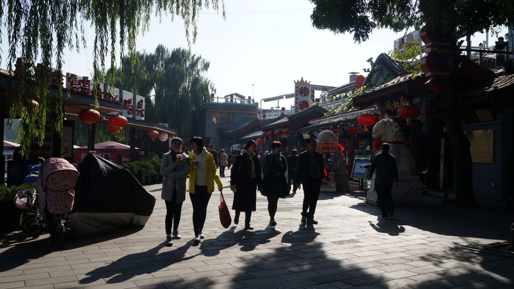 Hutong in the Xinjieku area, Beijing