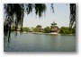 Beijing, View over Houhai lake