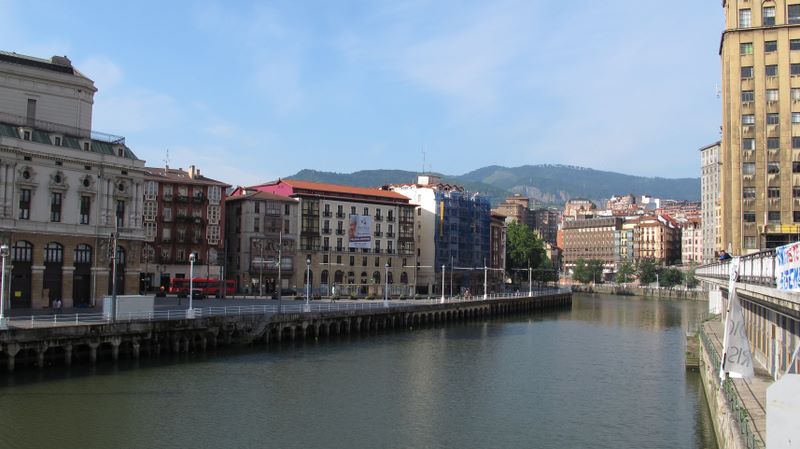 Bilbao, along the Bilbao River