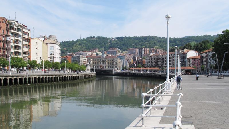 Bilbao, along the Bilbao River