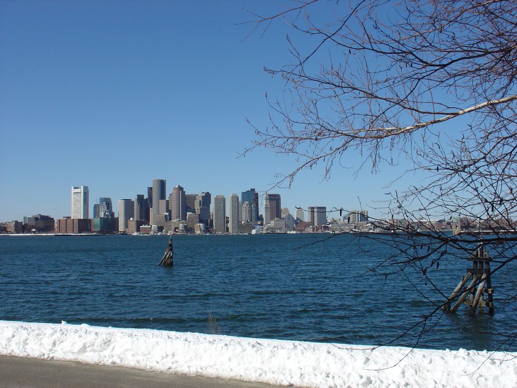 Skyline of Boston from the Harborside