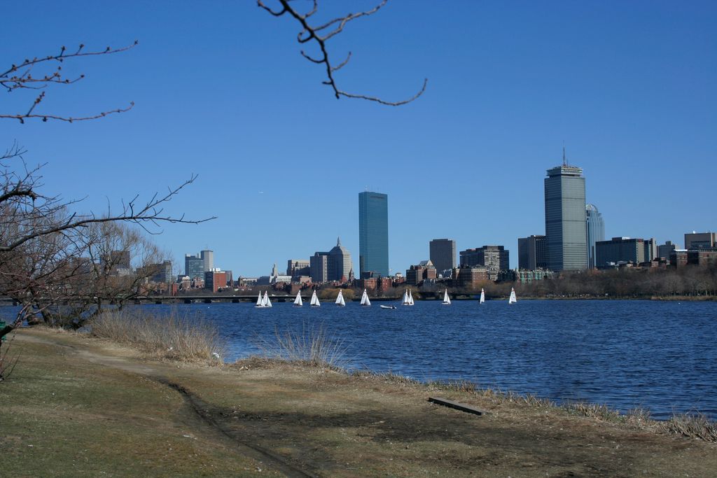 View of Boston and the Charles River from Cambridge