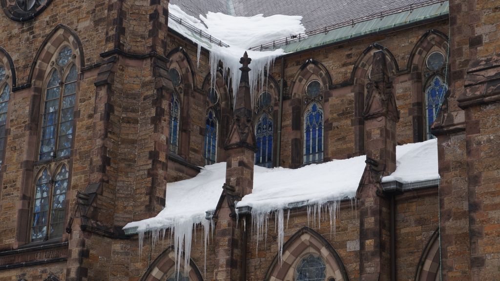 Winter on Newbury Street, Boston