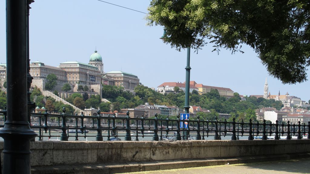 Budapest, on the shore of the Danube, with the former Royal Palace in the background