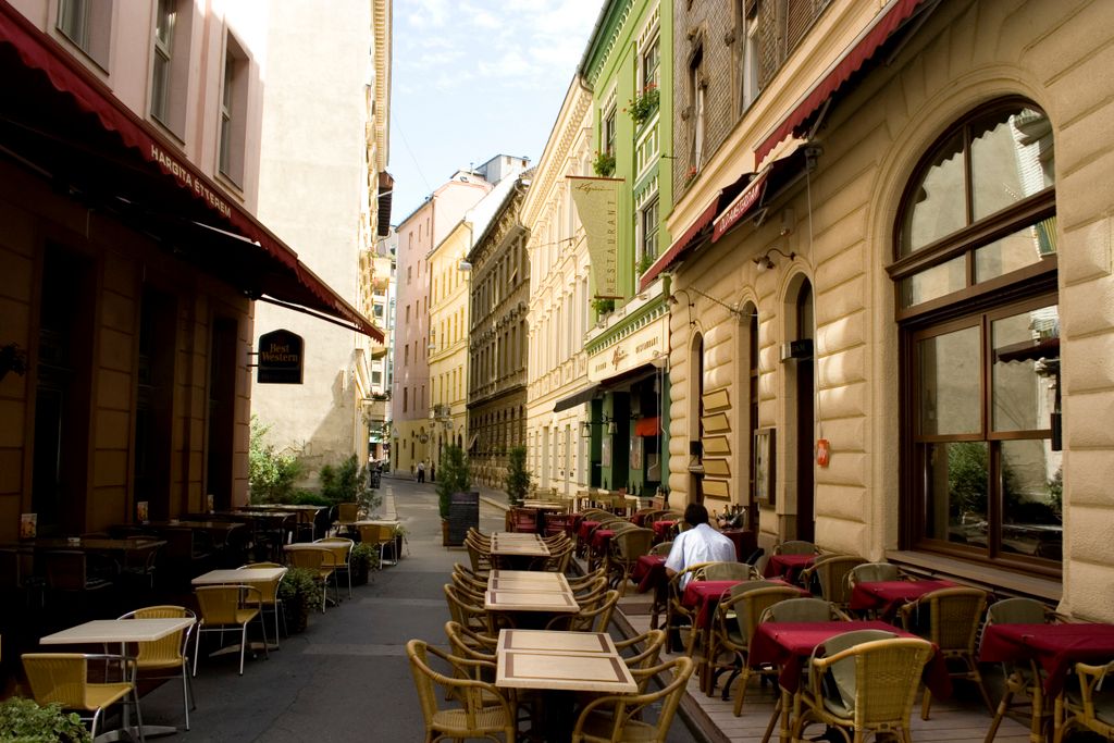Central area of Budapest
