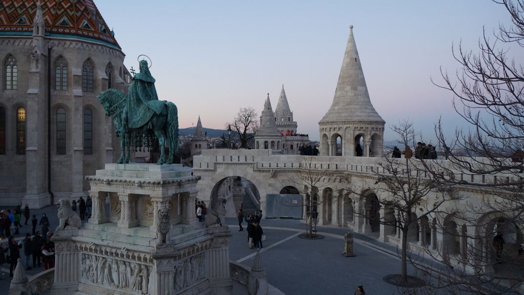 On the Castle Hill of Budapest (Fishermen's bastion)