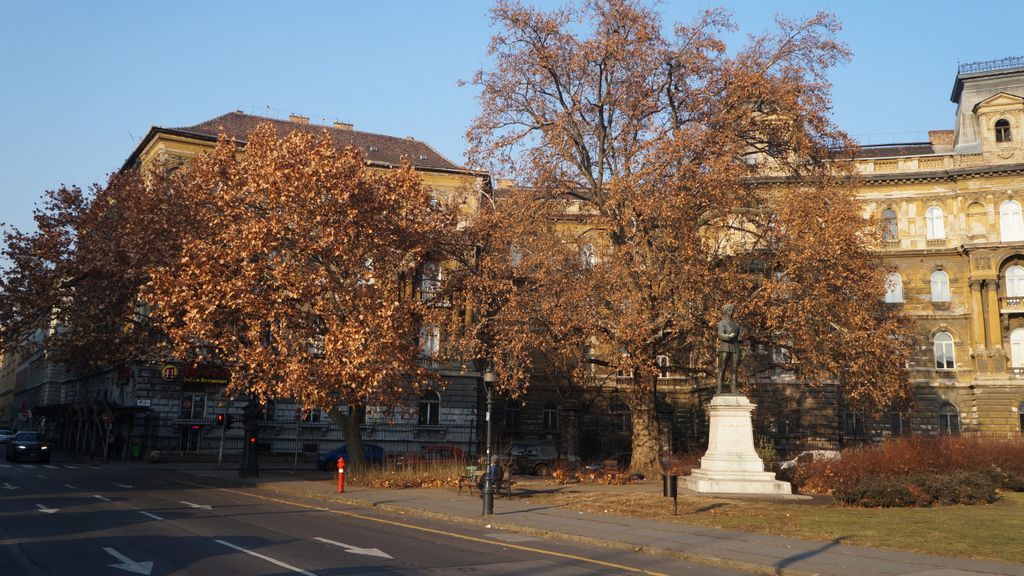 Kodály Körönd on the Andrássy út, Budapest