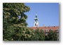 Characteristic church tower in Budapest