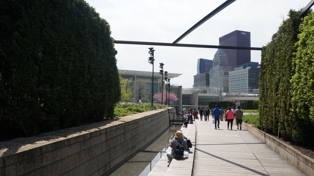 Lurie Garden, Millenium Park, Chicago Loop