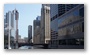 Along the Chicago River in Chicago Loop (Business area)