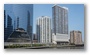 Along the Chicago River in Chicago Loop (Business area)
