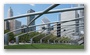 Jay Pritzker Pavilion and Surrounding View, Millennium Park, Chicago Loop (designed by Frank Gehry)