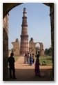 The Qutb Minar, the tallest sandstone tower in India