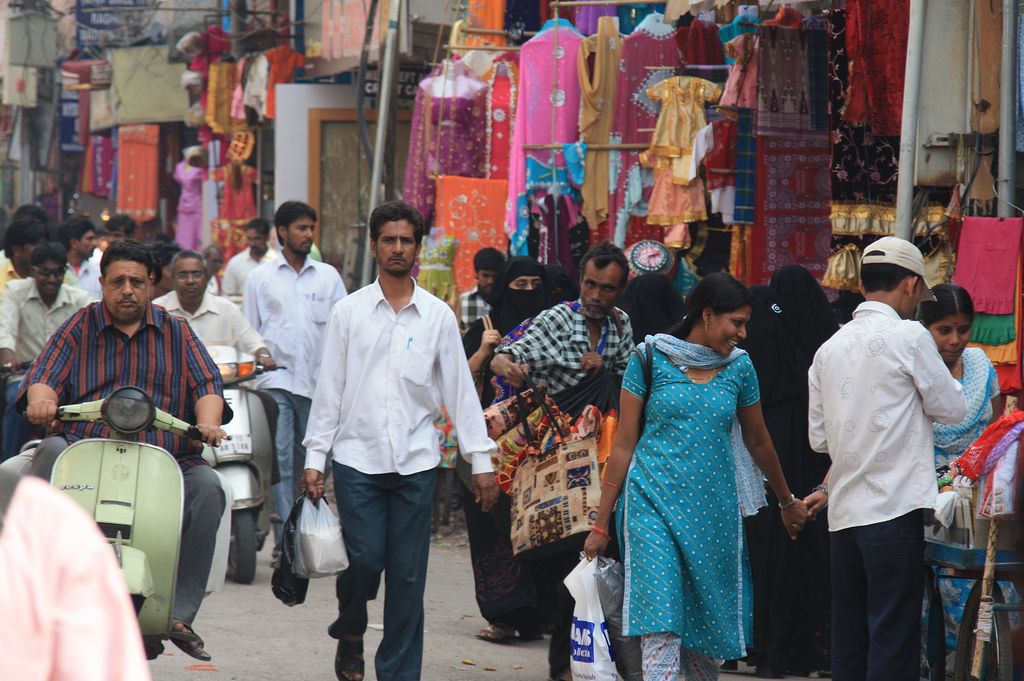 Streets around Charminar, Hyderabad