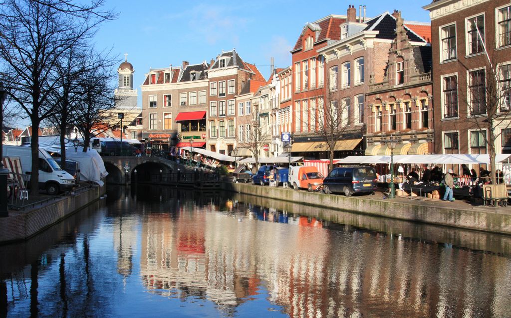 Leiden, view from Vismarkt