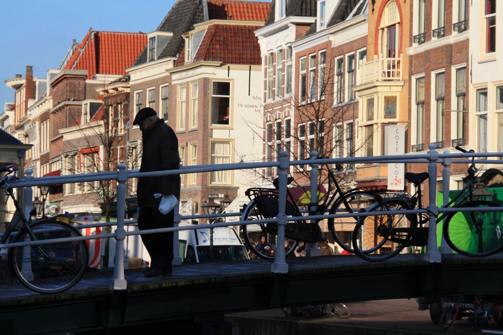 Leiden, view from Vismarkt