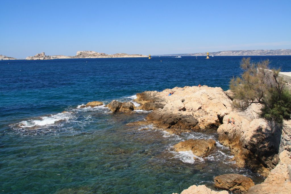 Seaside in Marseille, France