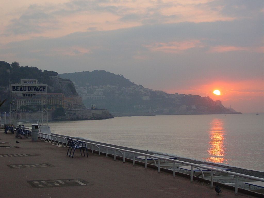 Sunrise in Nice, France