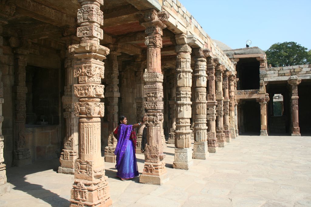 The palace surrounding the Qutb Minar, Delhi