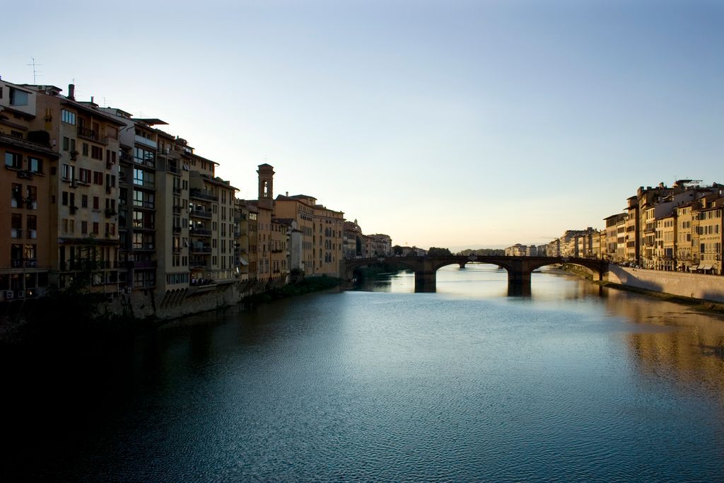 View from Ponte Vecchio, Florence, Italy