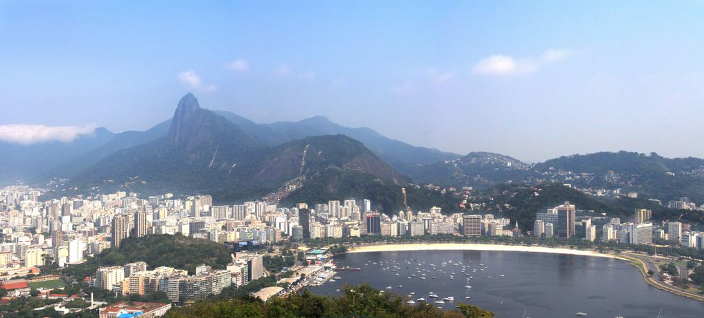 Rio de Janeiro, view of the city from the 