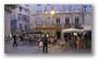 Aix-en-Provence, old city at night, by the city hall