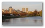 View of Cambridge from the shores of the Charles River in Boston