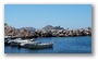 At the Vallons des Auffes, in Marseille, with the Chateau d'If in the background (if you read The Count of Monte Cristo…)