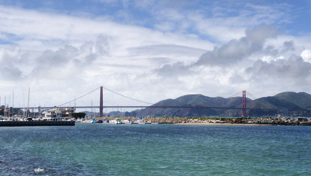 Golden Gate Bridge, seen from the Marina, San Francisco