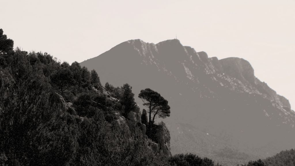 In the forest around the St. Victoire, Aix-en-Provence (plus a bit of Photoshopping:-)