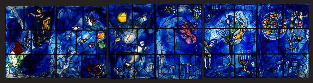 Chagall, America Windows, The Art Institutes, Chicago